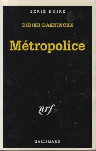 Couverture Mtropolice Gallimard