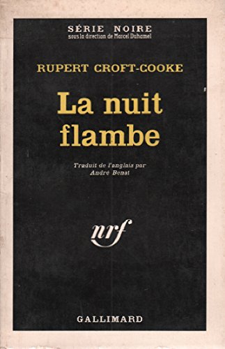 Couverture La Nuit flambe Gallimard