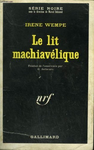 Couverture Le Lit machiavlique Gallimard