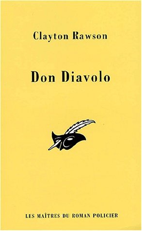 Couverture Don Diavolo Librairie des Champs-Elyses - Le Masque
