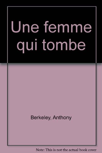 Couverture Une femme qui tombe Librairie des Champs-Elyses - Le Masque