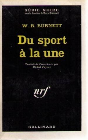 Couverture Du sport  la une Gallimard