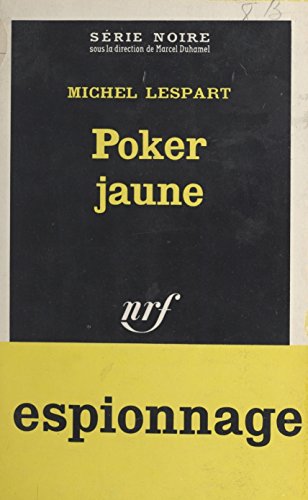 Couverture Poker jaune Gallimard