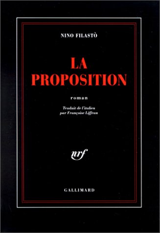 Couverture La Proposition Gallimard