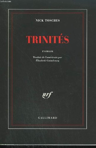Couverture Trinits Gallimard
