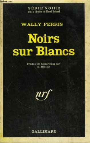 Couverture Noirs sur blancs Gallimard