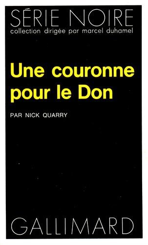 Couverture Une Couronne pour le Don Gallimard