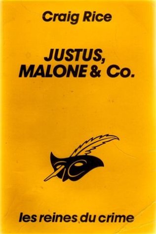 Couverture Justus, Malone & Co. Librairie des Champs-Elyses - Le Masque
