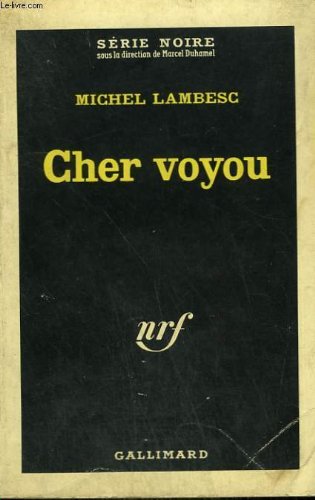 Couverture Cher voyou Gallimard