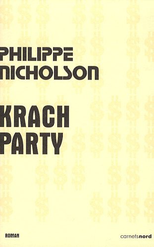Couverture Krach Party Carnets Nord