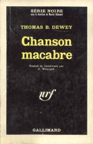 Couverture Chanson macabre Gallimard