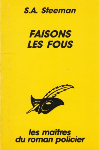 Couverture Faisons les fous Librairie des Champs-Elyses - Le Masque