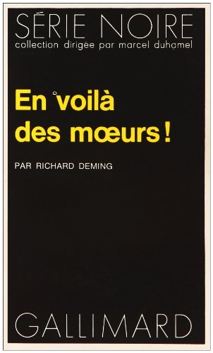 Couverture En voil des moeurs ! Gallimard