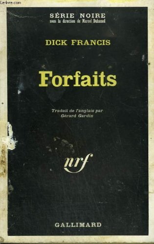 Couverture Forfaits Gallimard