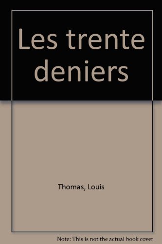 Couverture Les Trente deniers Librairie des Champs-Elyses - Le Masque