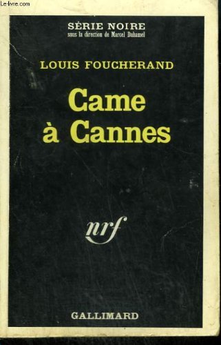 Couverture Came  Cannes Gallimard