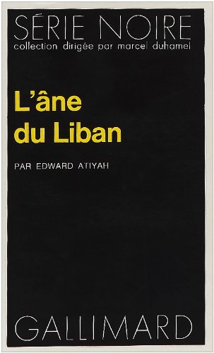 Couverture L'ne du Liban Gallimard