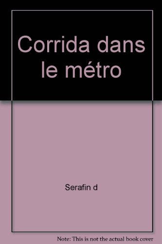 Couverture Corrida dans le mtro Gallimard