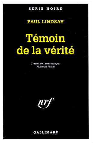 Couverture Tmoin de la vrit Gallimard