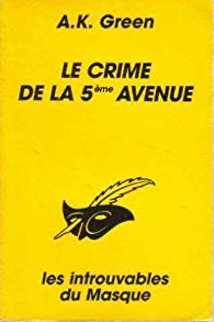Couverture Le Crime de la 5e Avenue Librairie des Champs-Elyses - Le Masque