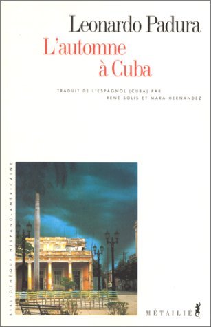 Couverture L'Automne  Cuba Editions Mtaili