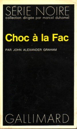 Couverture Choc  la fac Gallimard
