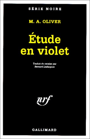 Couverture tude en violet Gallimard
