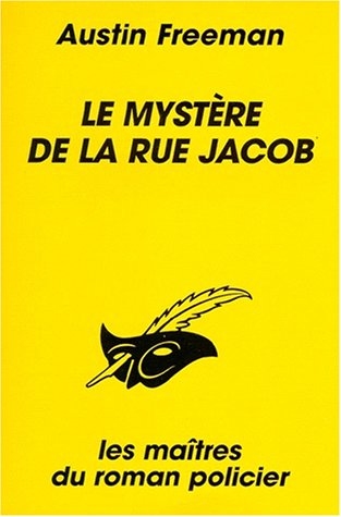 Couverture Le Mystre de la rue Jacob Librairie des Champs-Elyses - Le Masque
