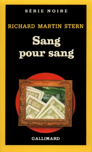 Couverture Sang pour sang Gallimard