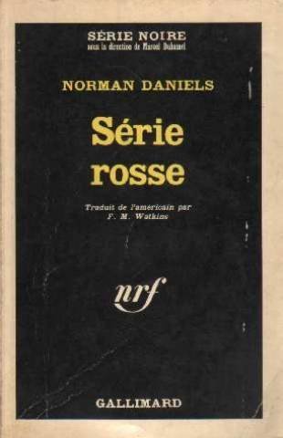 Couverture Srie rosse Gallimard