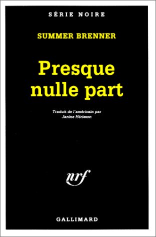 Couverture Presque nulle part