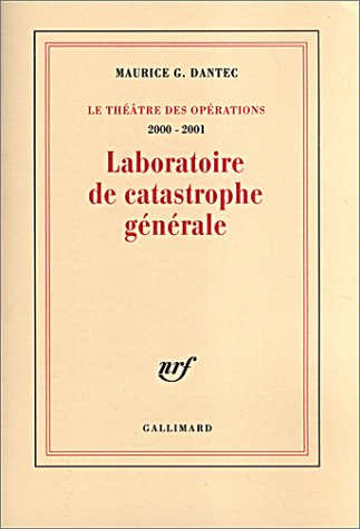 Couverture Laboratoire de catastrophe gnrale Gallimard