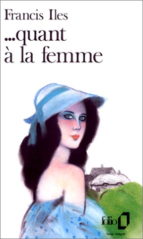 Couverture ...Quant  la femme Gallimard