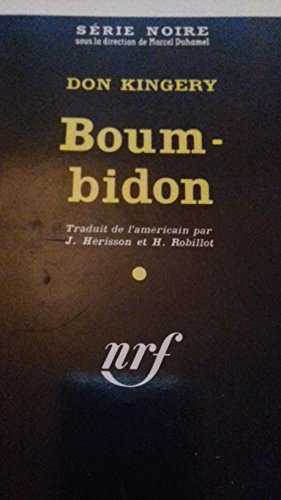 Couverture Boum-bidon Gallimard