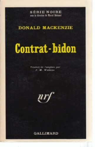 Couverture Contrat-bidon Gallimard