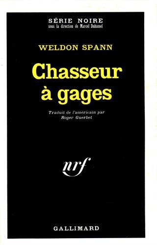 Couverture Chasseur  gages Gallimard