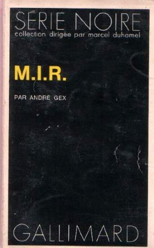 Couverture M.I.R. Gallimard
