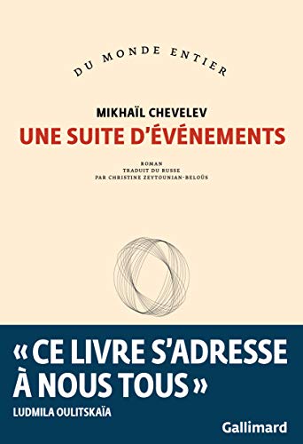 Couverture Une suite d'�v�nements