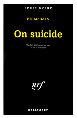 Couverture On suicide