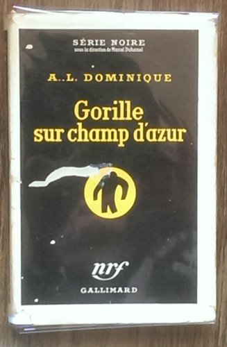Couverture Gorille sur champ d'azur Gallimard