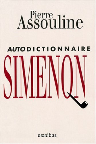 Couverture Autodictionnaire Simenon