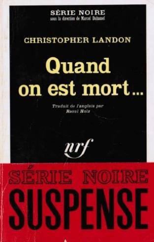 Couverture Quand on est mort... Gallimard
