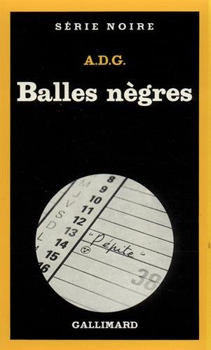 Couverture Balles ngres Gallimard