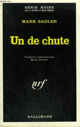 Couverture Un de chute Gallimard