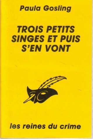 Couverture Trois petits singes et puis sen vont Librairie des Champs-Elyses - Le Masque