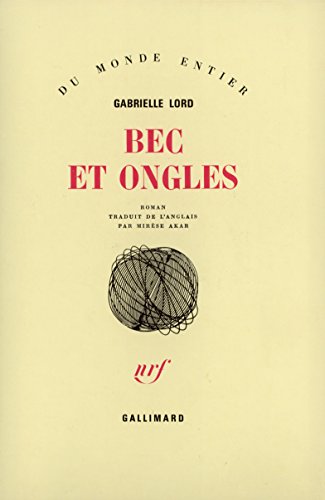 Couverture Bec et ongles Gallimard