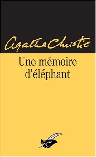 Couverture Une Mmoire d'lphant Librairie des Champs-Elyses - Le Masque