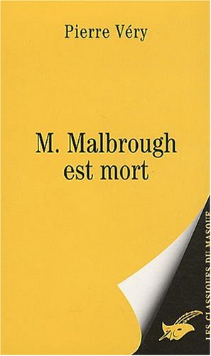 Couverture M. Malbrough est mort