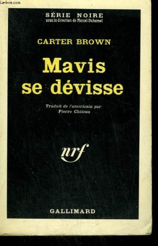Couverture Mavis se dvisse Gallimard