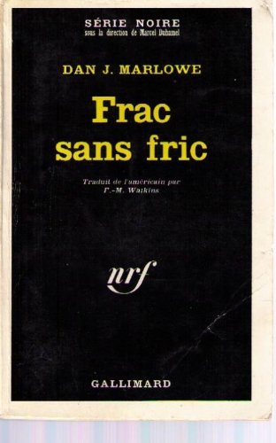 Couverture Frac sans fric Gallimard